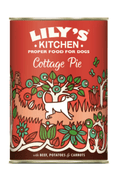 Ração húmida para Cão Lilys Kitchen Dog Cottage Pie with Beef, Potatoes and Carrots Lata  6 x 400 g