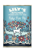Ração húmida para Cão Lilys Kitchen Dog Fishy Fish Pie with Turkey, Salmon and Potatoes Lata 6 x 400 g