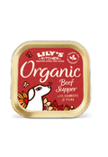 Ração húmida para Cão Lilys Kitchen Dog Organic Beef Supper Wet (Terrina) 11 x 150 g