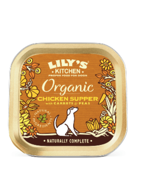 Ração húmida para Cão Lilys Kitchen Dog Organic Chicken Supper Wet