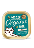 Ração húmida para Gatos Lilys Kitchen Cat Adult Organic Paté Fish Wet 19 x 85 g