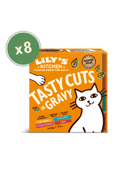 Ração húmida para Gatos Lilys Kitchen Cat Tasty Cuts Multipack Latas 8 x 85 g