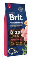 Ração para Cão Brit Premium by Nature Junior Large Dog 15 kg