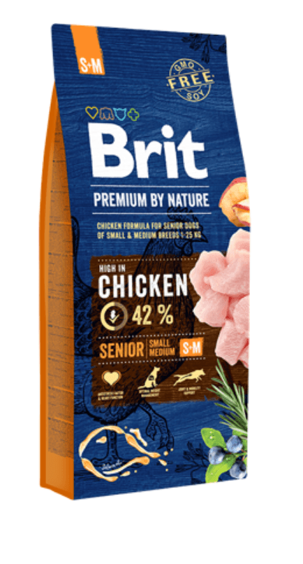 Ração para Cão Brit Premium by Nature Senior Small & Medium Dog 1 kg