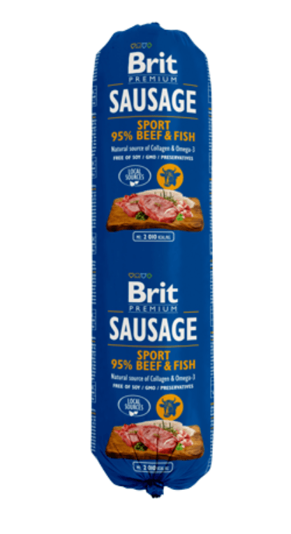 Ração para Cão Brit Sausage Dog Sport Formula Beef & Fish 800 g