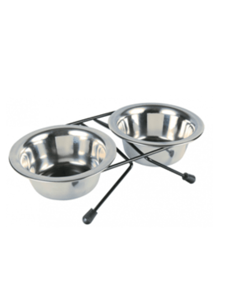 Trixie Eat on Feet Stainless Steel Bowl Set 1,8L