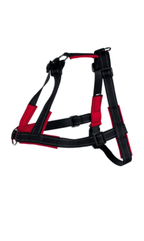 Trixie Peitoral de Treino Lead n Walk Soft 25 mm x 45-70 cm para cão Preto